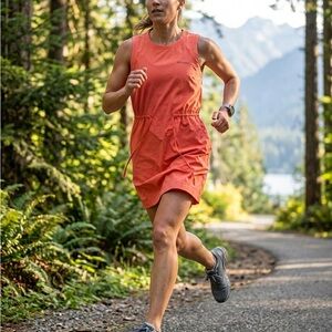 Columbia Orange Sleeveless Active Mini Dress